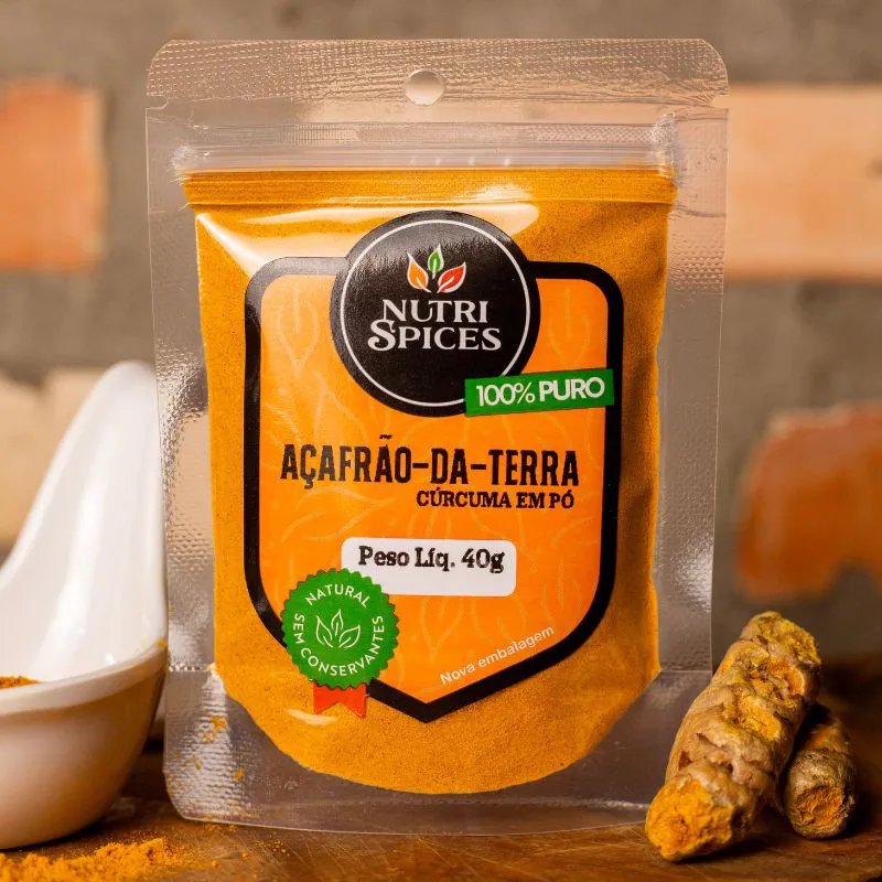 Açafrão-da-Terra (Cúrcuma em Pó) 40g